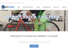 Tablet Screenshot of biociclismo.com
